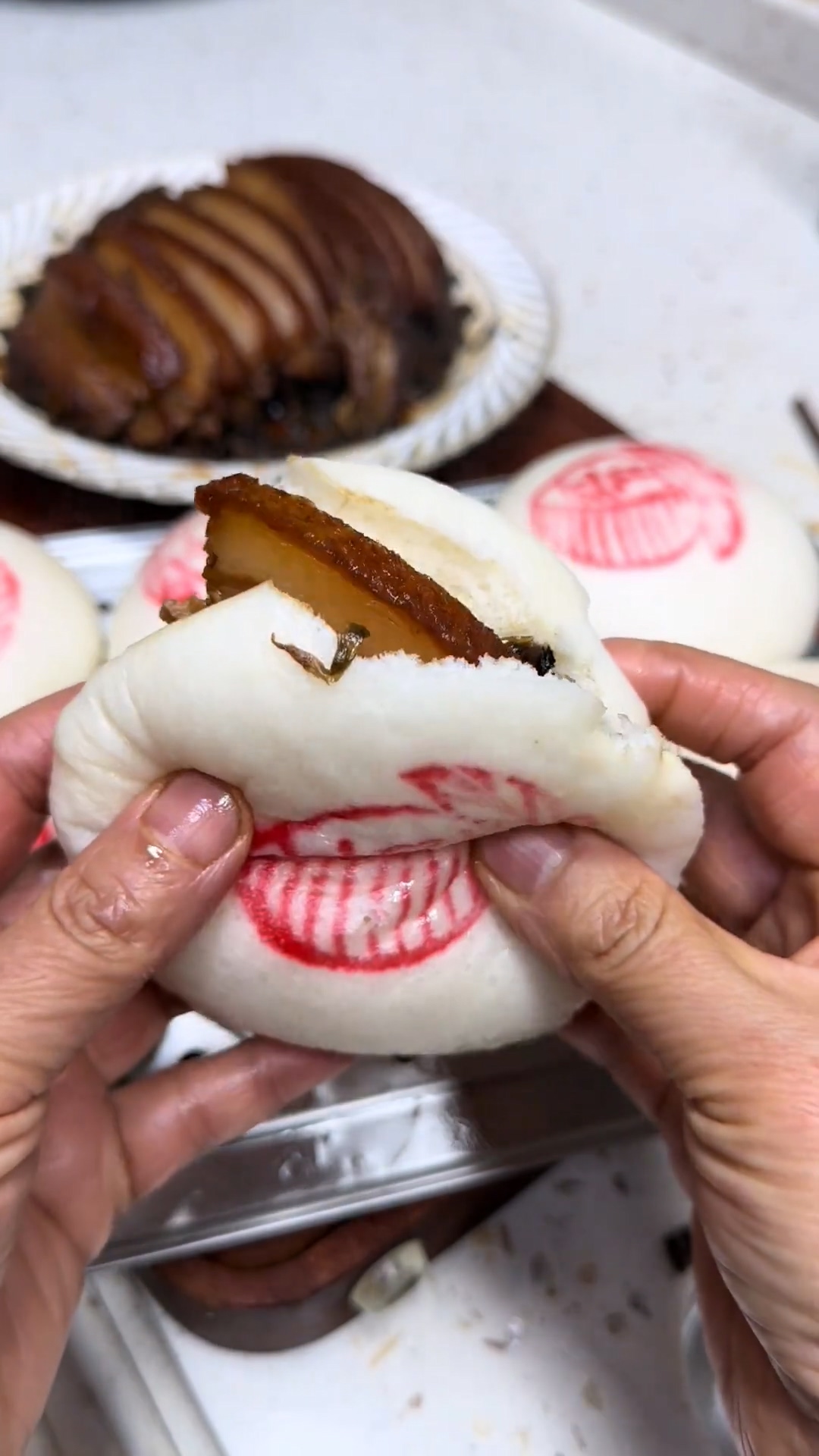 Steamed Pork Belly with Preserved Mustard Greens (2)
