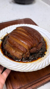 Steamed Pork Belly with Preserved Mustard Greens (3)