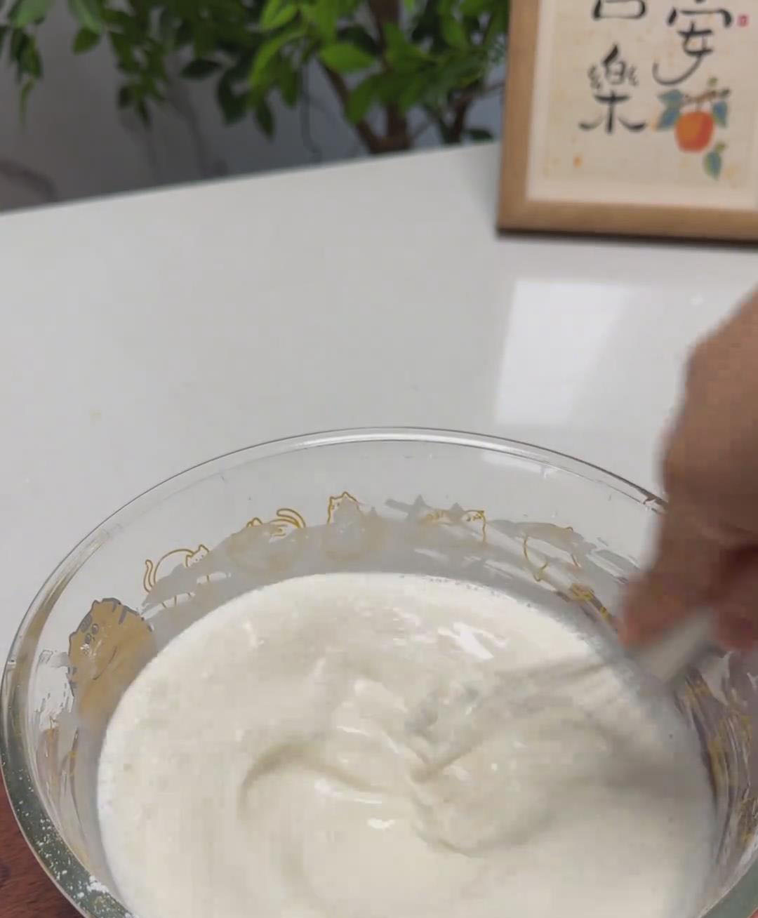 Stir until the batter is completely smooth with no lumps