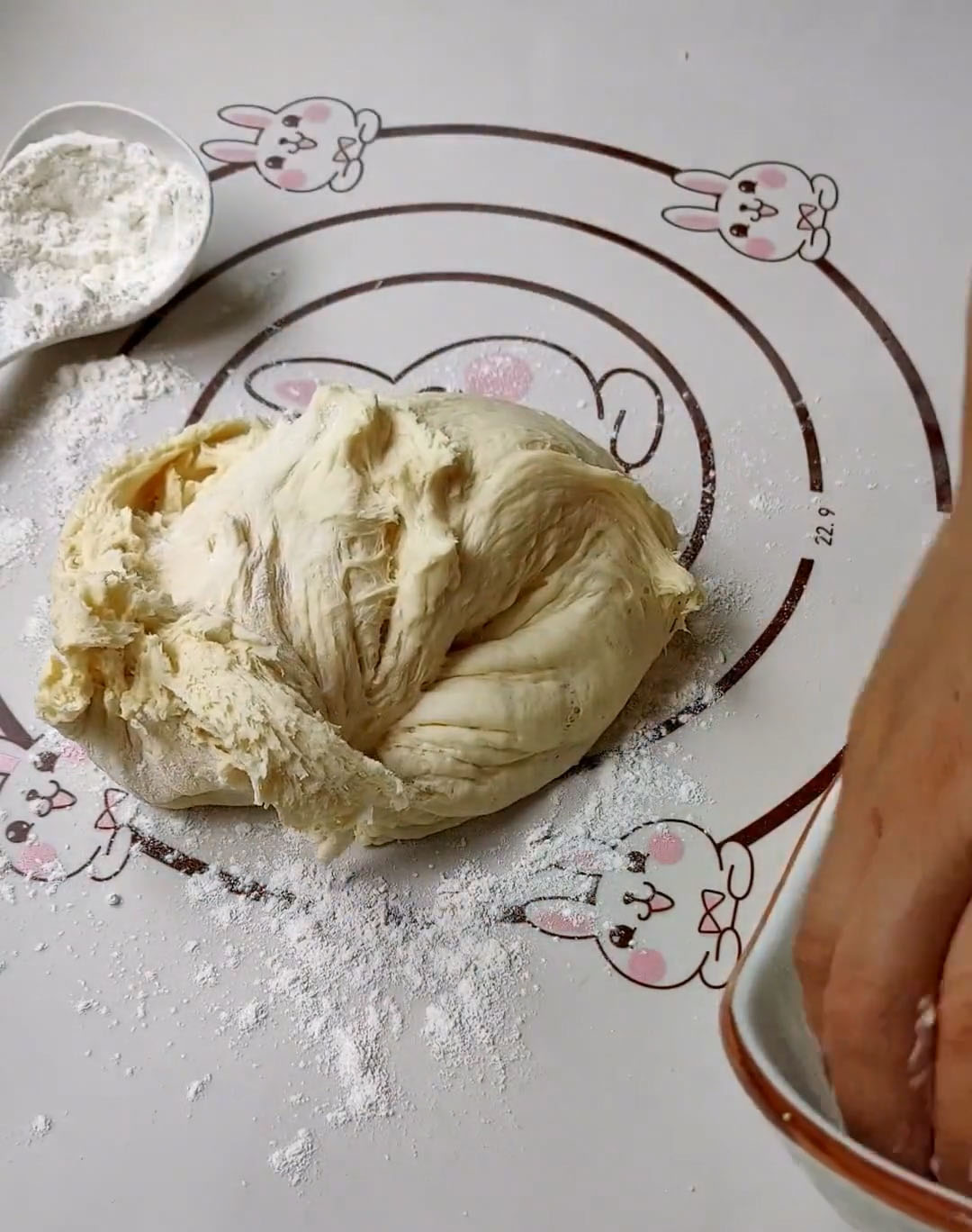 Turn it out onto a lightly floured surface