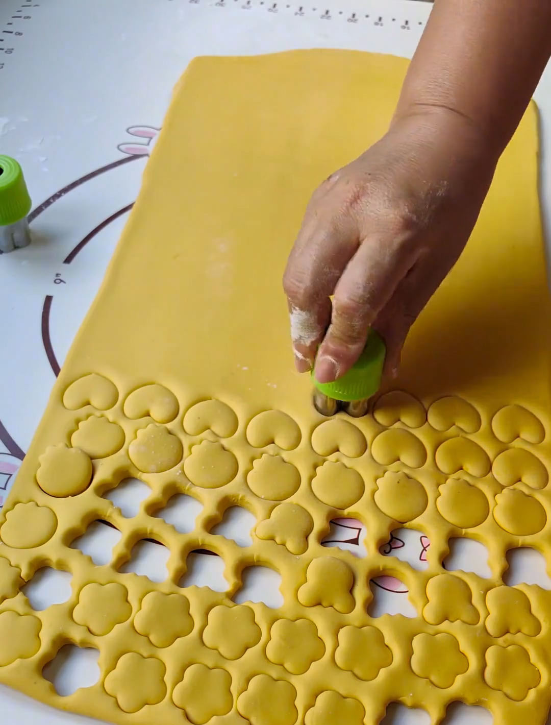 Use your favorite cookie cutters (animal shapes, stars, etc.) to cut out the buns
