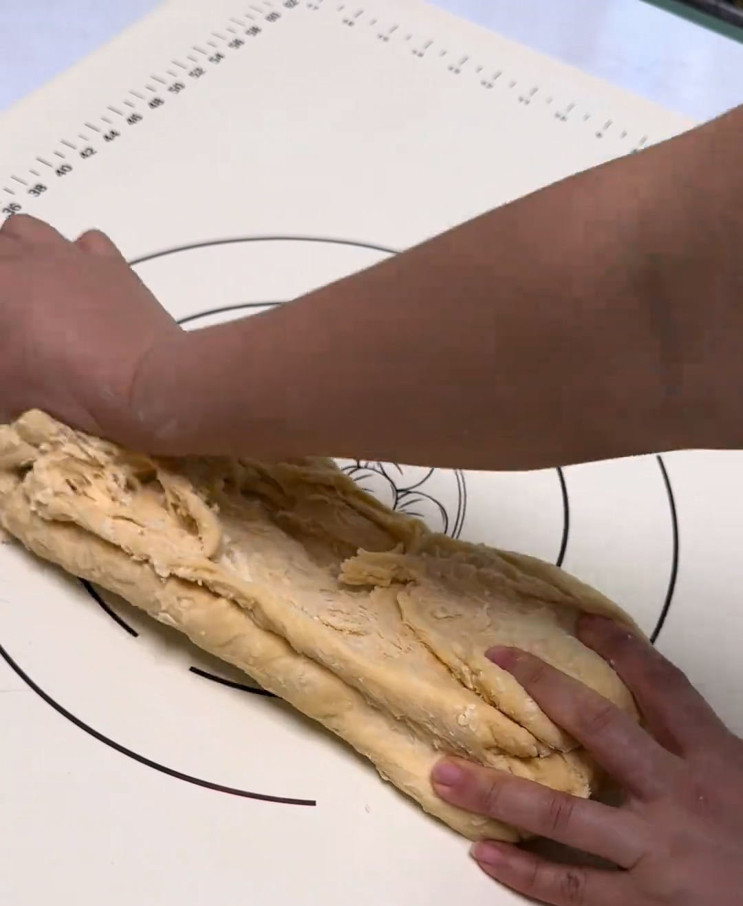 continue kneading until it becomes smooth and no longer sticky