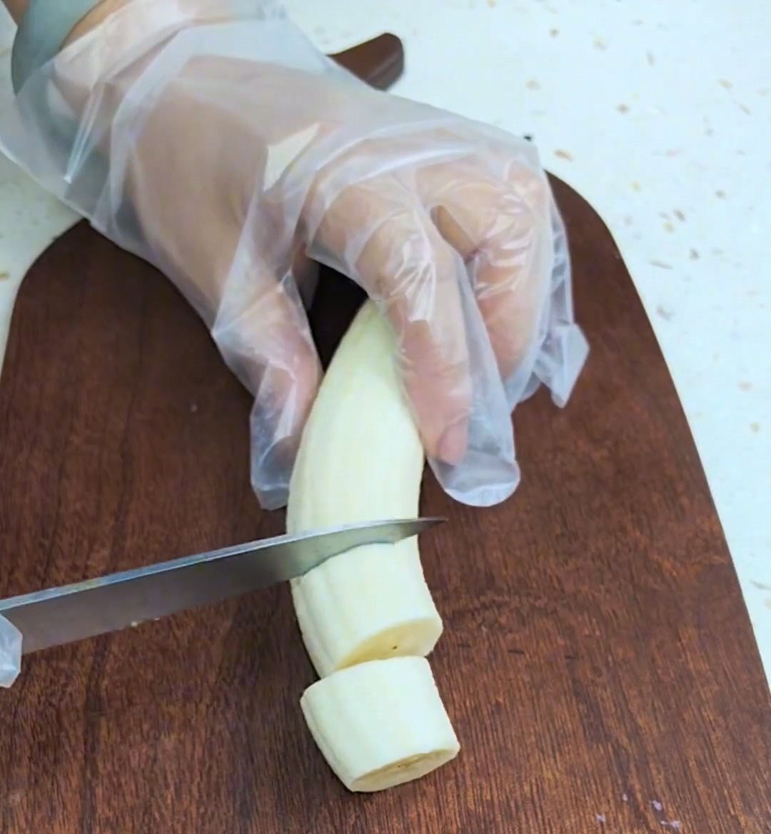 cut them into short, chunky pieces