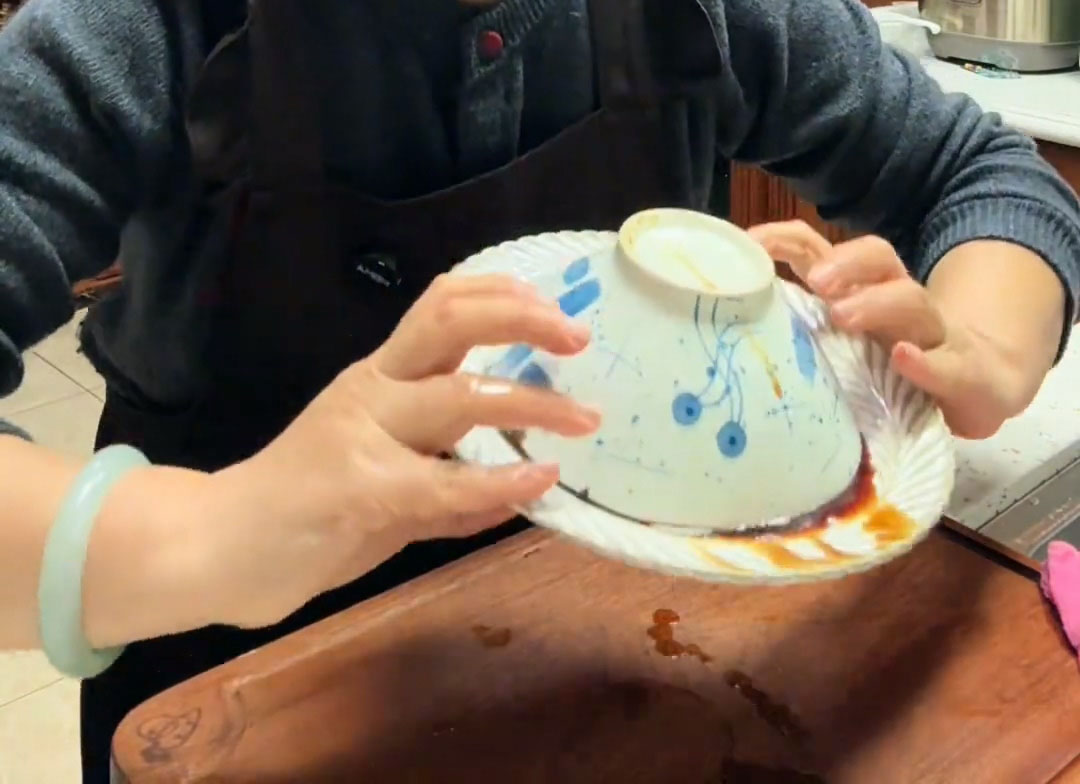 flip the plate and bowl over