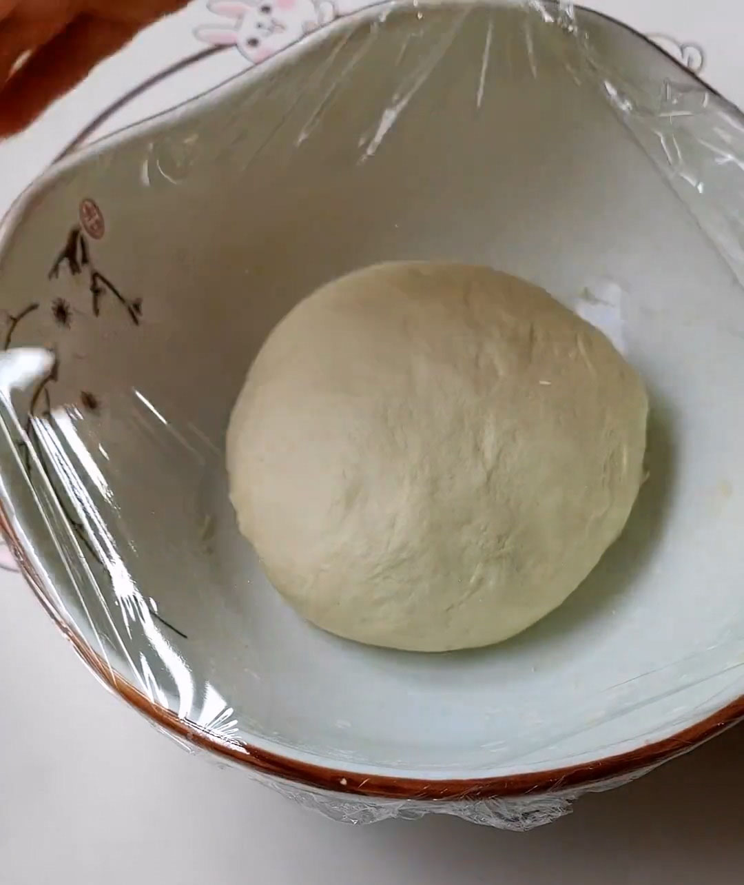 place in a bowl, cover