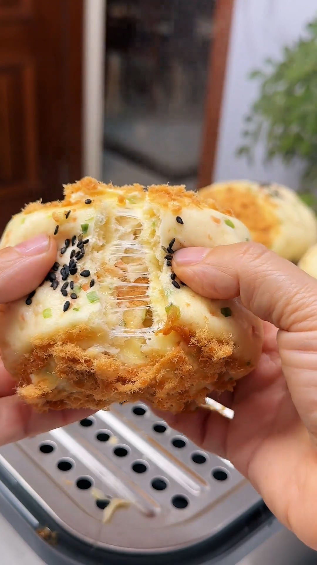 pork floss scallion buns (3) pork floss scallion buns (3)