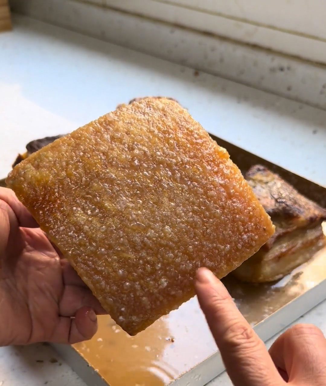 small bubbles begin to form on the skin