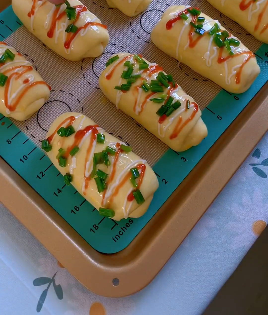 sprinkle with chopped scallions